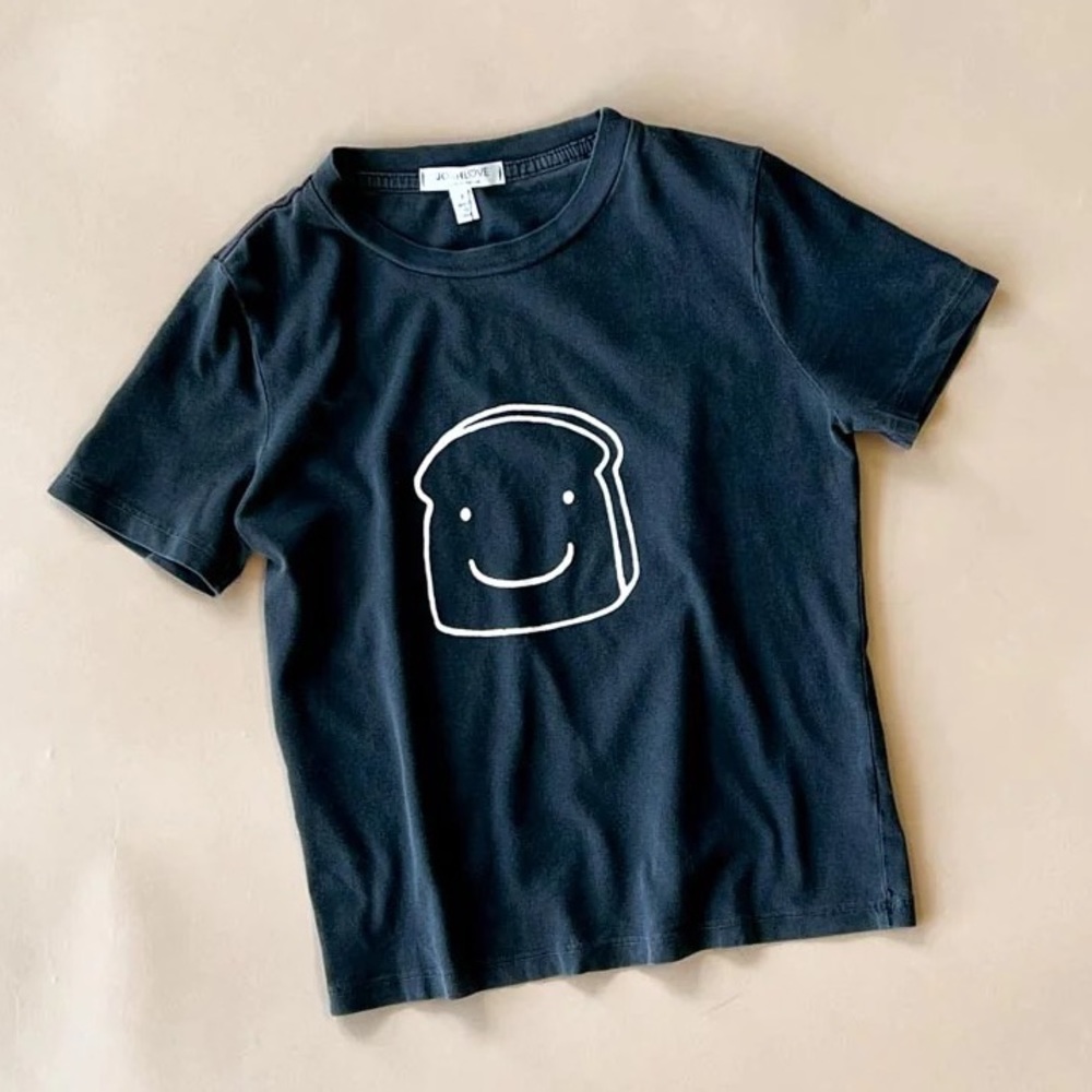 Joah Love Enzo Toast Tee in Vintage Gray - unisex